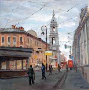 "Васильевский остров"50х50Холст, масло2017